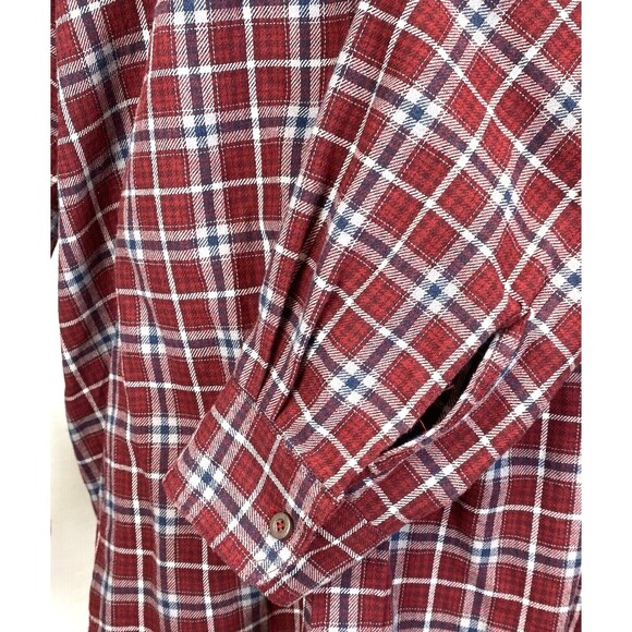 Blue Ridge Men's XLT 18.5-37 Cotton Soft Flannel Shirt Tartan Plaid Grunge Punk - Picture 5 of 11